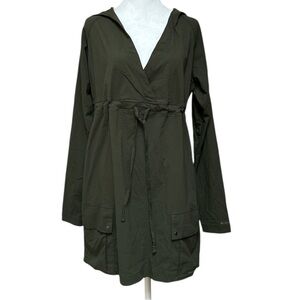 Columbia Swim Columbia Omni Shade Long Sleeve Hood Coverup Khaki Outdoor Beach